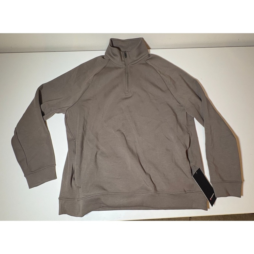 Lululemon Men's Performance Quarter Zip Sweatshirt | Brown | NWT | XL